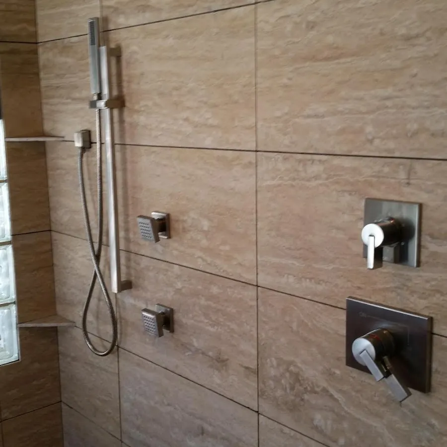 Shower fixture installation for Water Heater Replacement in Harrisburg